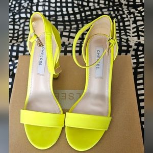 Chartreuse sandals